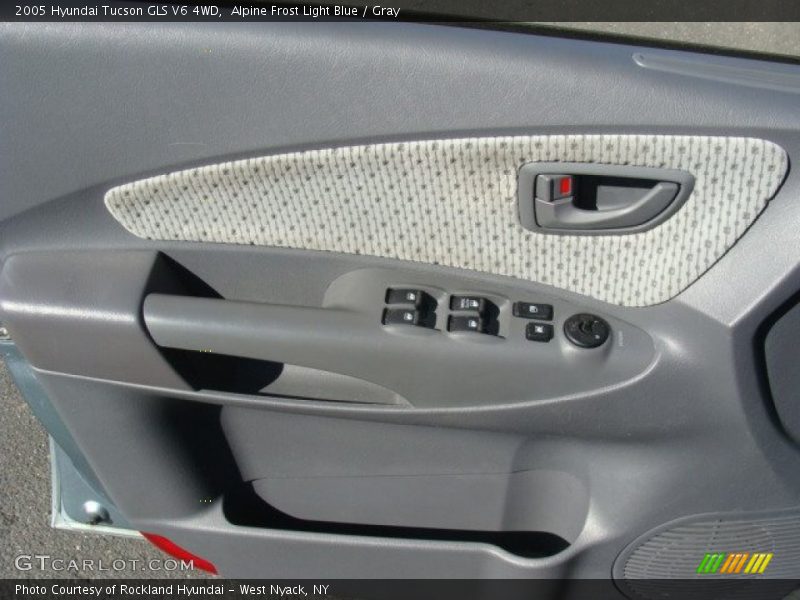 Alpine Frost Light Blue / Gray 2005 Hyundai Tucson GLS V6 4WD