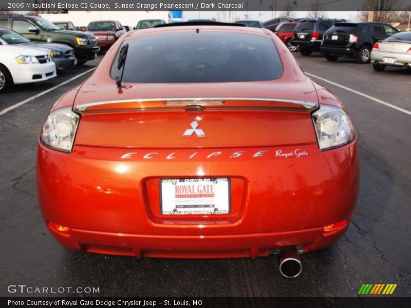 Sunset Orange Pearlescent / Dark Charcoal 2006 Mitsubishi Eclipse GS Coupe