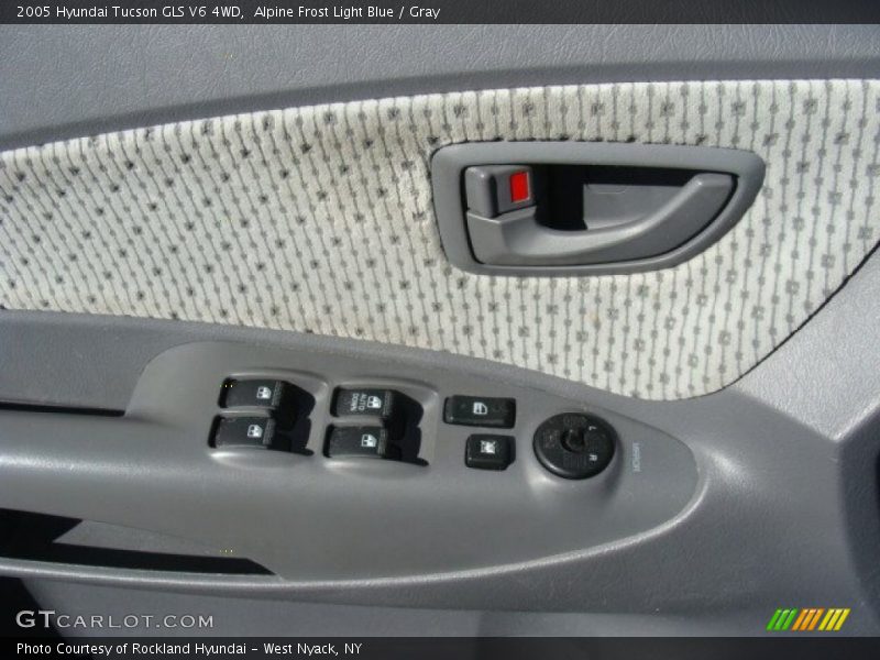 Alpine Frost Light Blue / Gray 2005 Hyundai Tucson GLS V6 4WD
