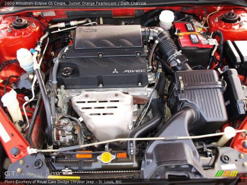 Sunset Orange Pearlescent / Dark Charcoal 2006 Mitsubishi Eclipse GS Coupe