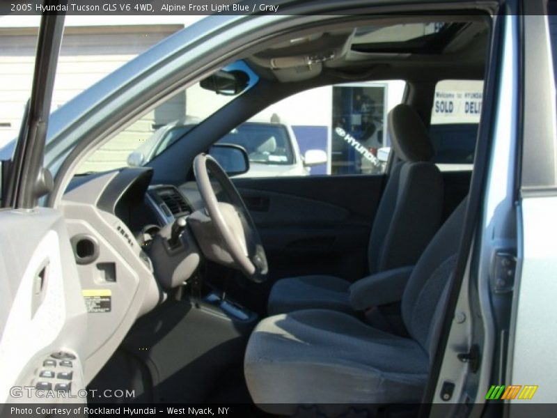 Alpine Frost Light Blue / Gray 2005 Hyundai Tucson GLS V6 4WD