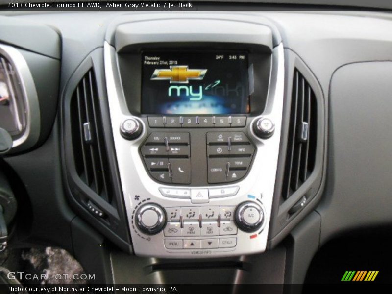 Ashen Gray Metallic / Jet Black 2013 Chevrolet Equinox LT AWD
