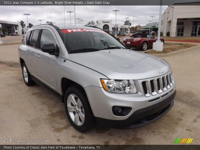 Bright Silver Metallic / Dark Slate Gray 2011 Jeep Compass 2.0 Latitude