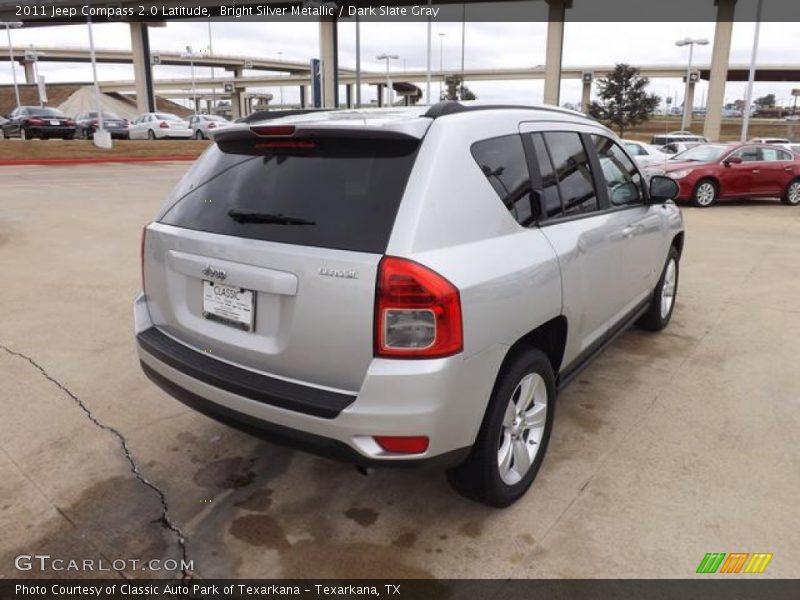 Bright Silver Metallic / Dark Slate Gray 2011 Jeep Compass 2.0 Latitude