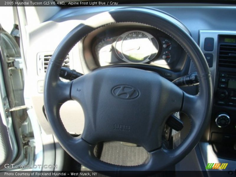 Alpine Frost Light Blue / Gray 2005 Hyundai Tucson GLS V6 4WD