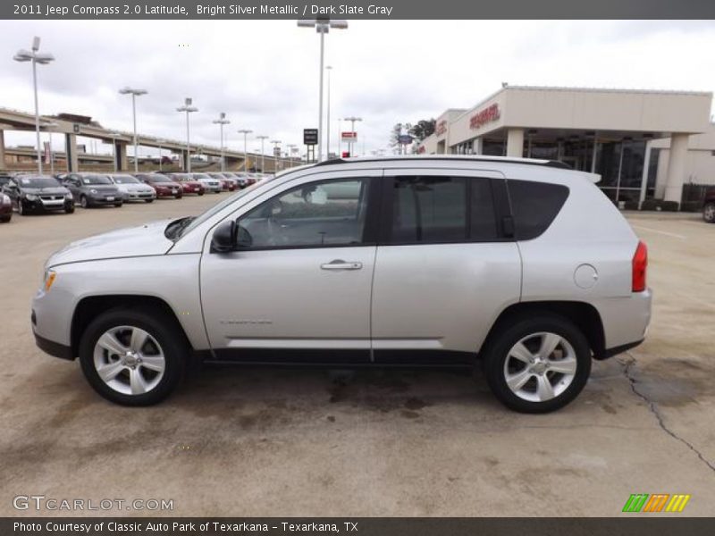 Bright Silver Metallic / Dark Slate Gray 2011 Jeep Compass 2.0 Latitude