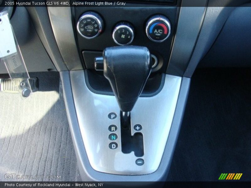 Alpine Frost Light Blue / Gray 2005 Hyundai Tucson GLS V6 4WD
