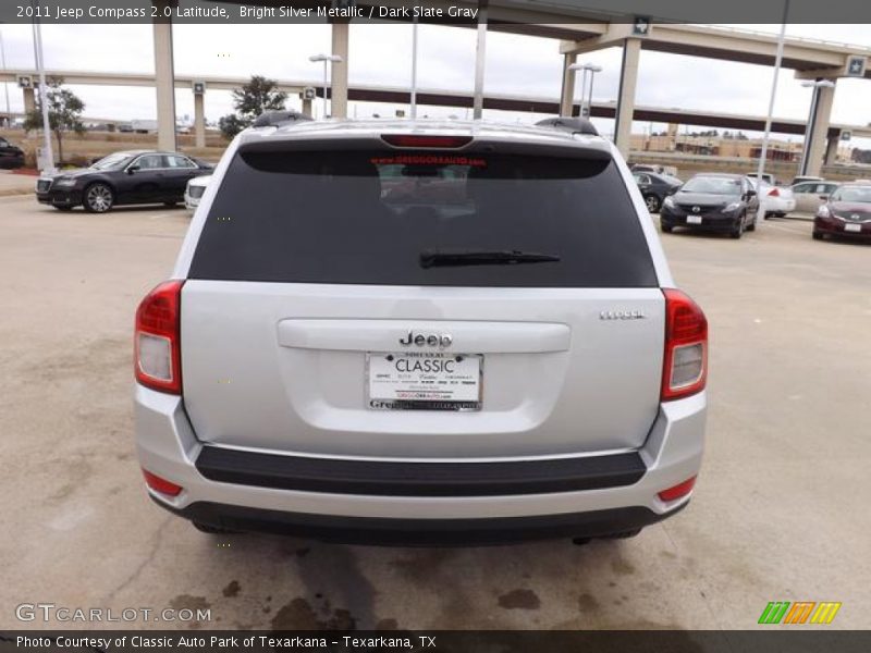 Bright Silver Metallic / Dark Slate Gray 2011 Jeep Compass 2.0 Latitude