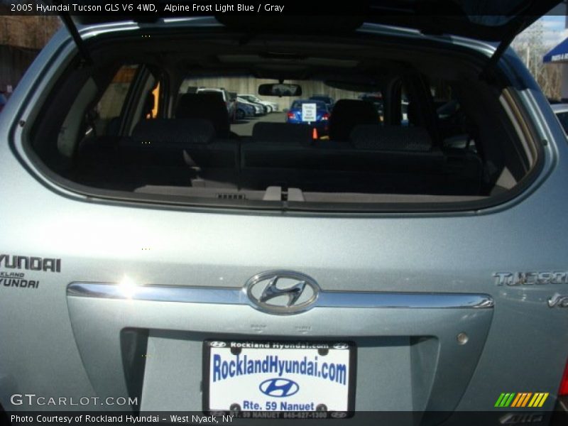 Alpine Frost Light Blue / Gray 2005 Hyundai Tucson GLS V6 4WD