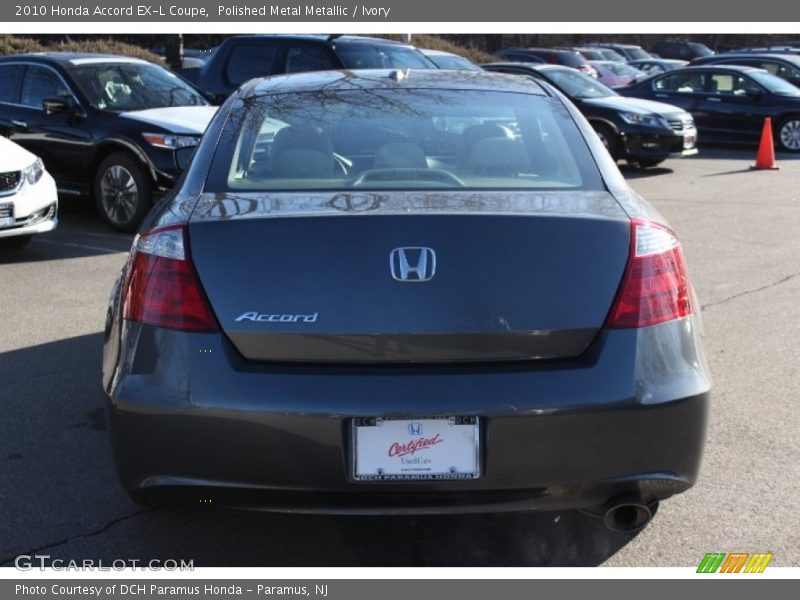 Polished Metal Metallic / Ivory 2010 Honda Accord EX-L Coupe