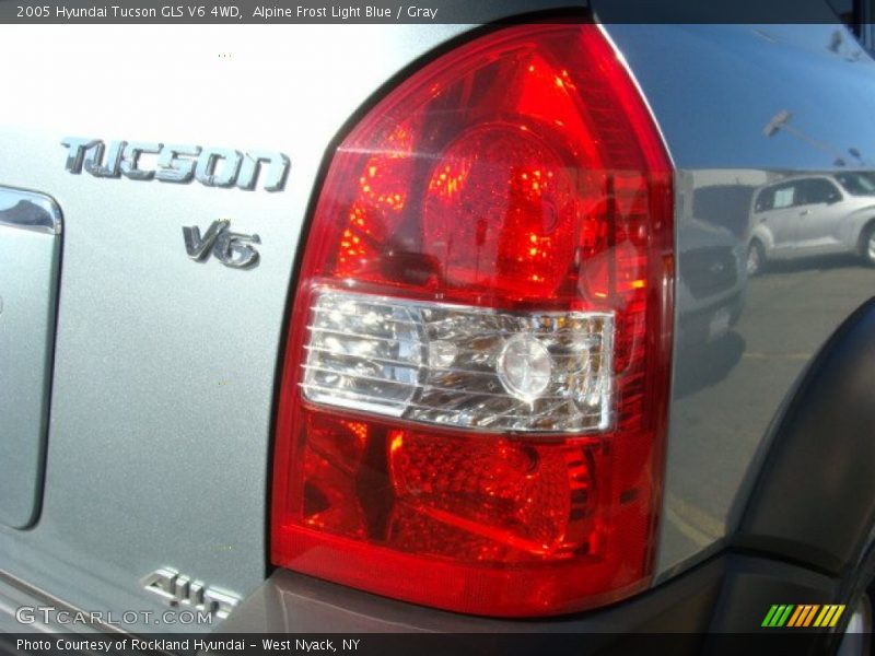 Alpine Frost Light Blue / Gray 2005 Hyundai Tucson GLS V6 4WD