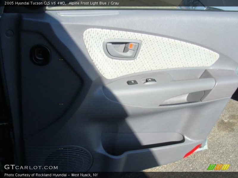 Alpine Frost Light Blue / Gray 2005 Hyundai Tucson GLS V6 4WD