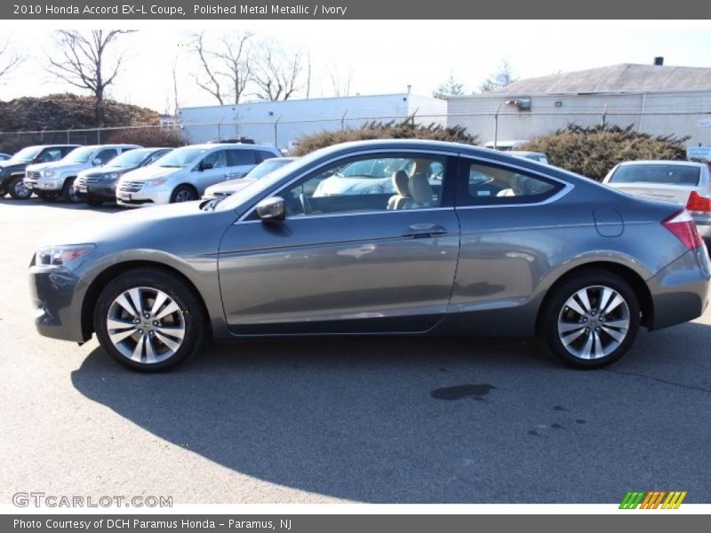 Polished Metal Metallic / Ivory 2010 Honda Accord EX-L Coupe