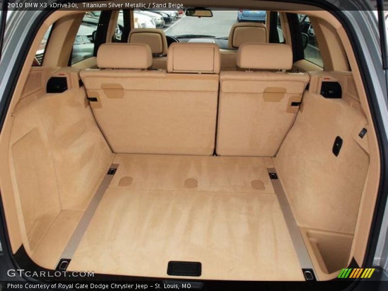 Titanium Silver Metallic / Sand Beige 2010 BMW X3 xDrive30i