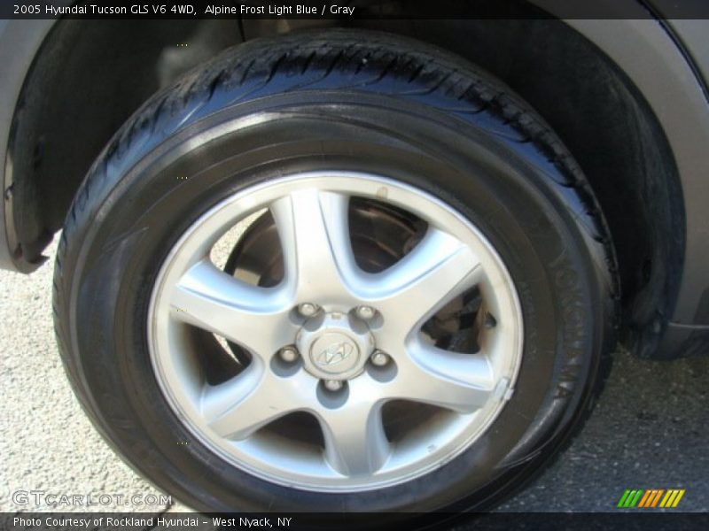 Alpine Frost Light Blue / Gray 2005 Hyundai Tucson GLS V6 4WD