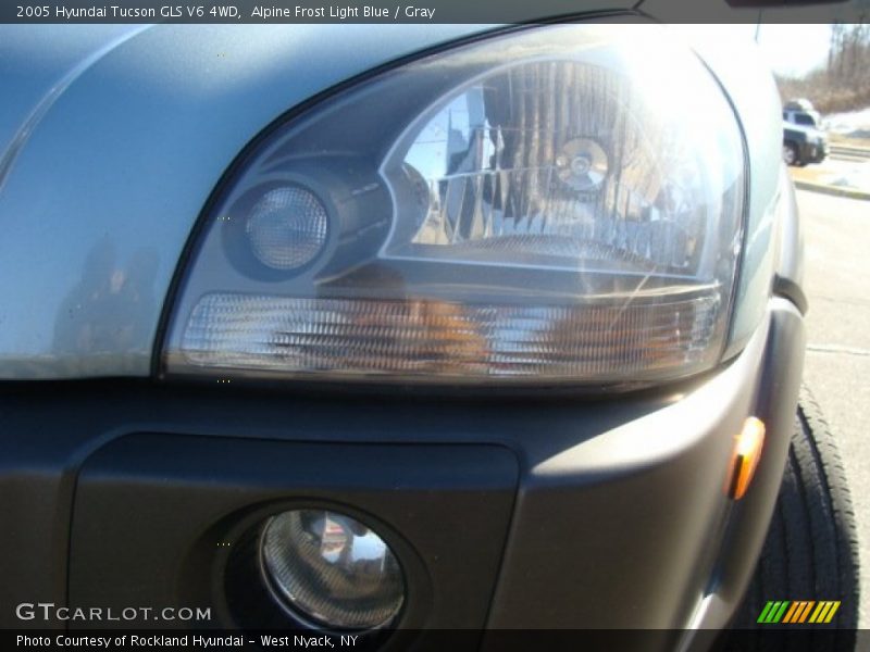 Alpine Frost Light Blue / Gray 2005 Hyundai Tucson GLS V6 4WD