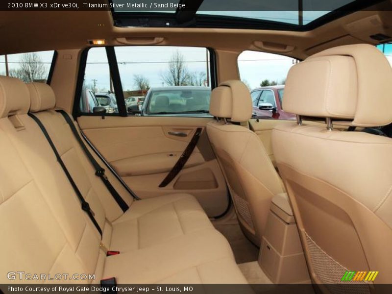 Titanium Silver Metallic / Sand Beige 2010 BMW X3 xDrive30i