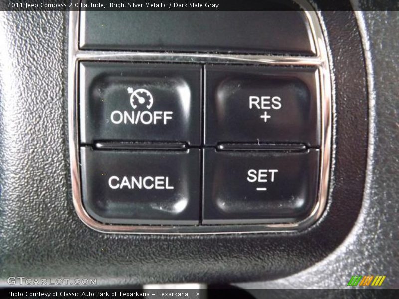 Bright Silver Metallic / Dark Slate Gray 2011 Jeep Compass 2.0 Latitude