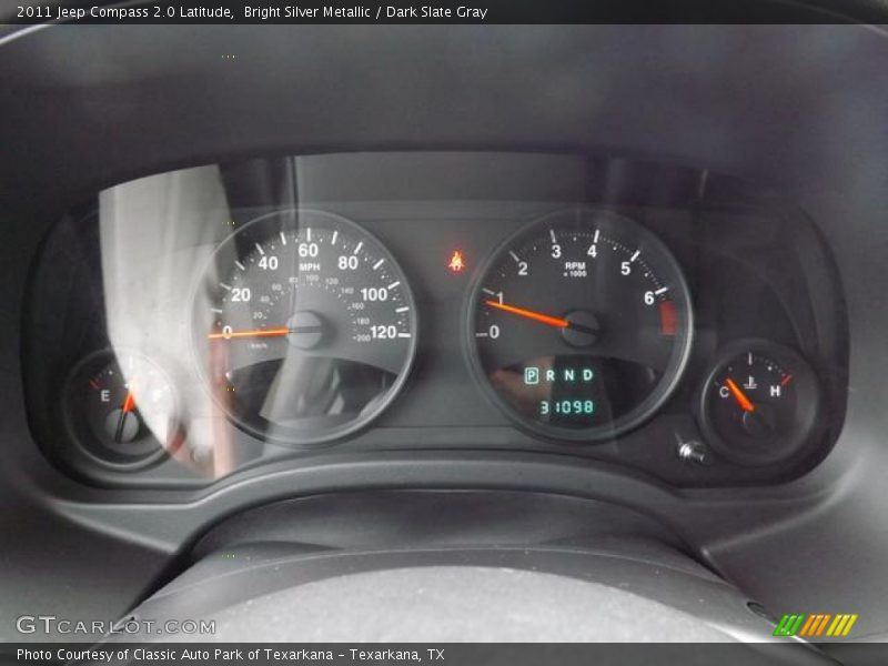 Bright Silver Metallic / Dark Slate Gray 2011 Jeep Compass 2.0 Latitude