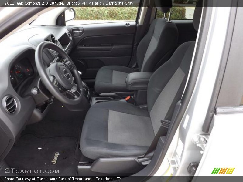 Bright Silver Metallic / Dark Slate Gray 2011 Jeep Compass 2.0 Latitude