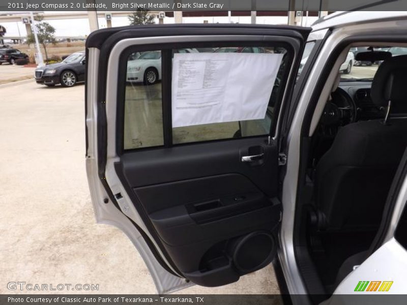 Bright Silver Metallic / Dark Slate Gray 2011 Jeep Compass 2.0 Latitude