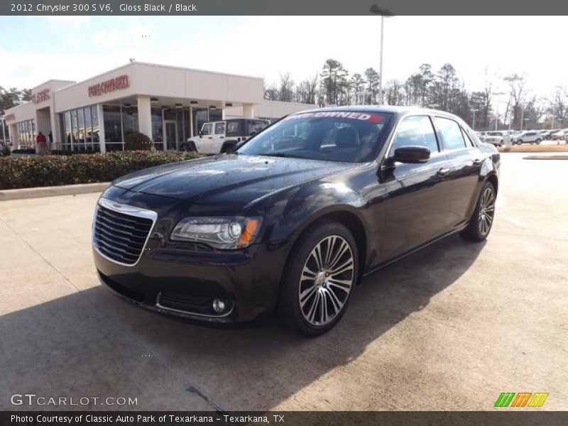 Gloss Black / Black 2012 Chrysler 300 S V6