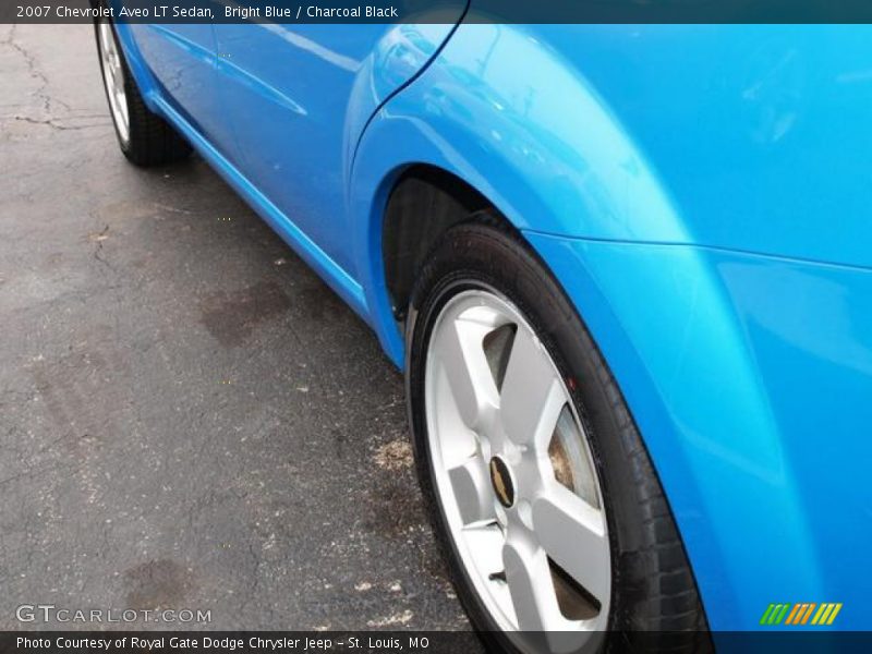 Bright Blue / Charcoal Black 2007 Chevrolet Aveo LT Sedan