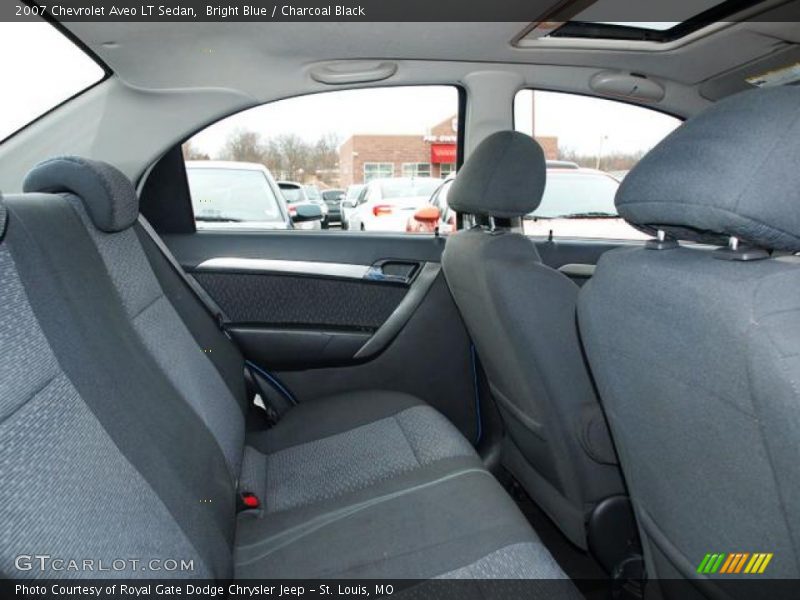 Bright Blue / Charcoal Black 2007 Chevrolet Aveo LT Sedan
