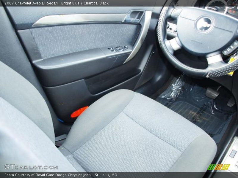 Bright Blue / Charcoal Black 2007 Chevrolet Aveo LT Sedan