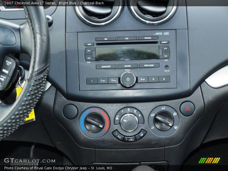 Bright Blue / Charcoal Black 2007 Chevrolet Aveo LT Sedan