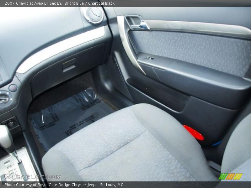 Bright Blue / Charcoal Black 2007 Chevrolet Aveo LT Sedan