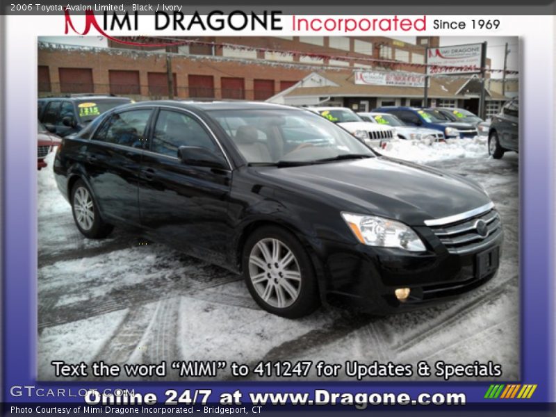Black / Ivory 2006 Toyota Avalon Limited