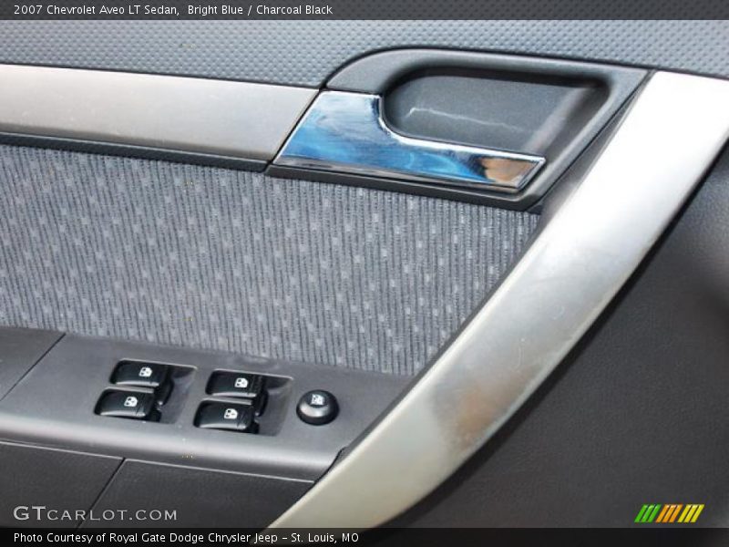 Bright Blue / Charcoal Black 2007 Chevrolet Aveo LT Sedan