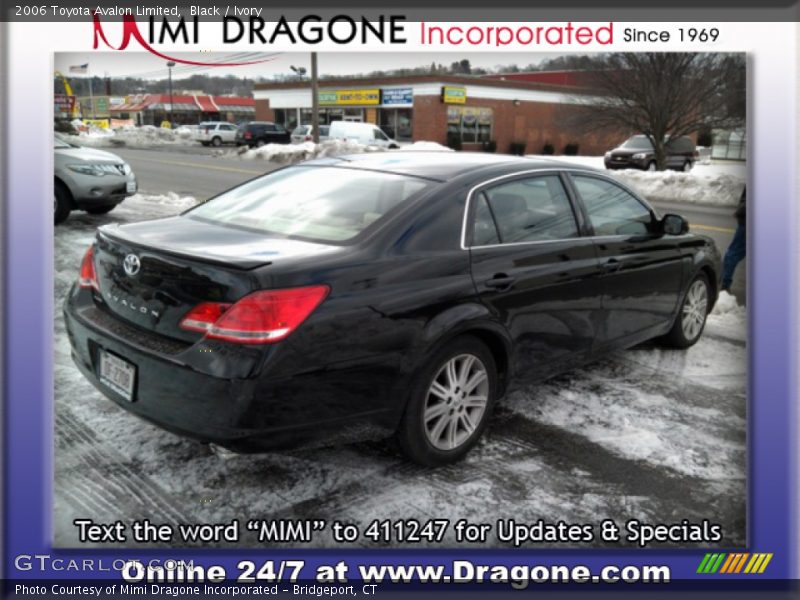 Black / Ivory 2006 Toyota Avalon Limited