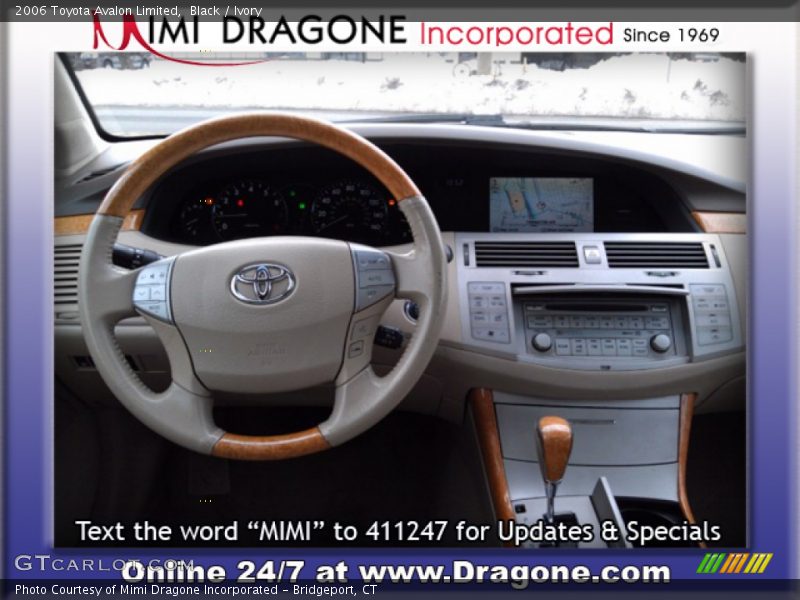 Black / Ivory 2006 Toyota Avalon Limited