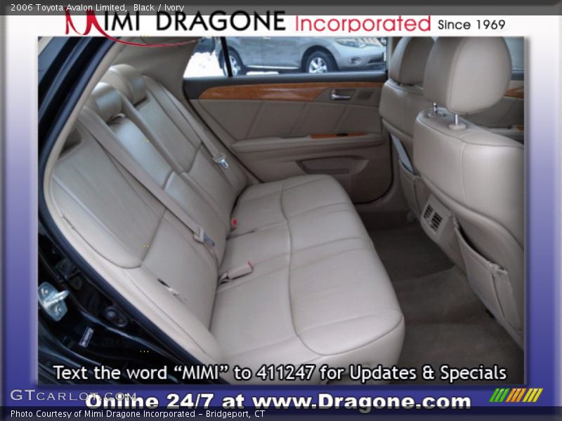 Black / Ivory 2006 Toyota Avalon Limited