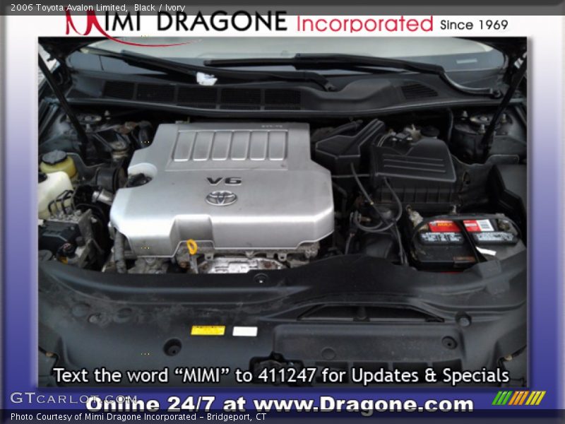 Black / Ivory 2006 Toyota Avalon Limited