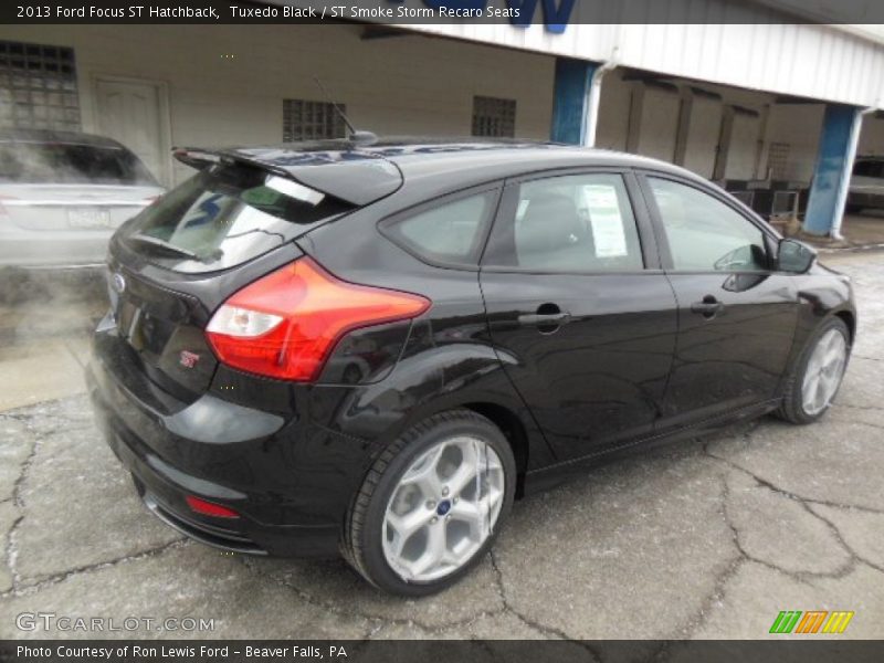 Tuxedo Black / ST Smoke Storm Recaro Seats 2013 Ford Focus ST Hatchback