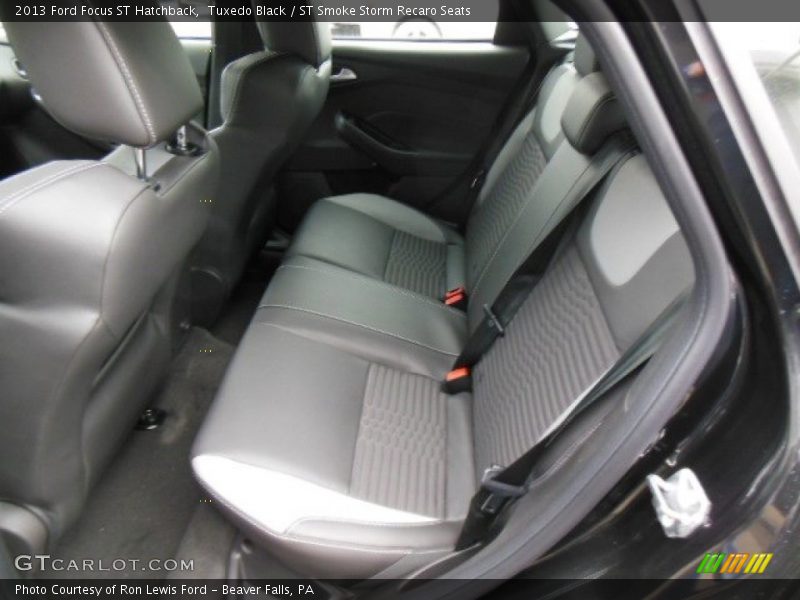 Tuxedo Black / ST Smoke Storm Recaro Seats 2013 Ford Focus ST Hatchback