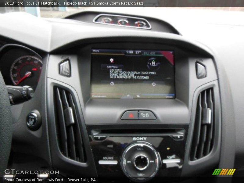 Tuxedo Black / ST Smoke Storm Recaro Seats 2013 Ford Focus ST Hatchback