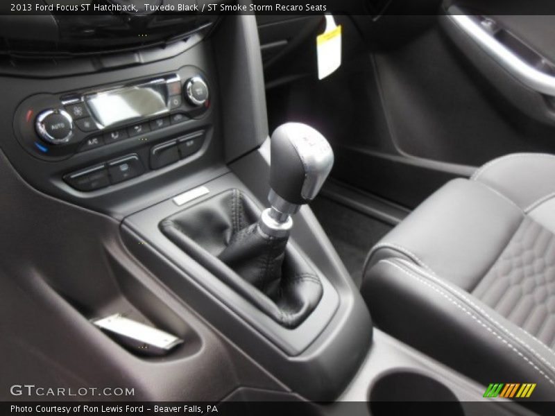 Tuxedo Black / ST Smoke Storm Recaro Seats 2013 Ford Focus ST Hatchback