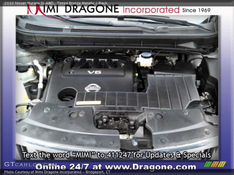 Tinted Bronze Metallic / Black 2010 Nissan Murano SL AWD
