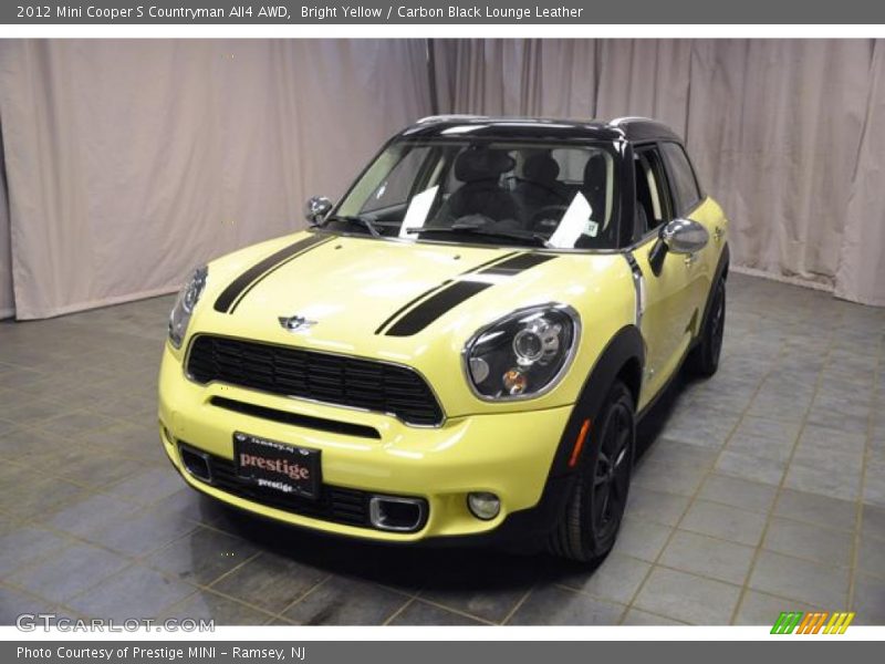 Bright Yellow / Carbon Black Lounge Leather 2012 Mini Cooper S Countryman All4 AWD
