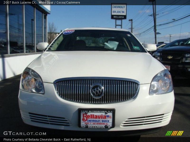 White Opal / Cocoa/Cashmere 2007 Buick Lucerne CX