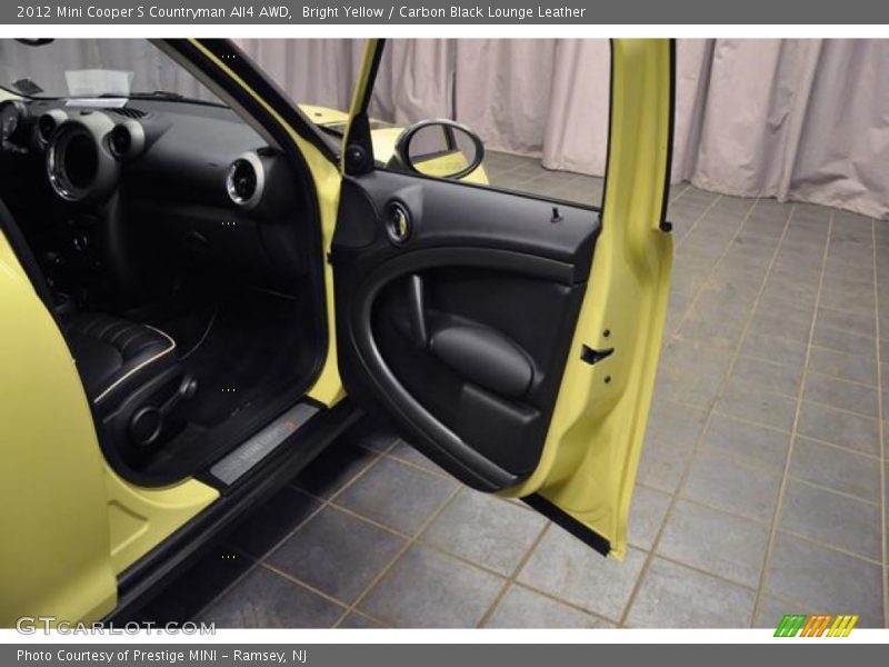 Bright Yellow / Carbon Black Lounge Leather 2012 Mini Cooper S Countryman All4 AWD