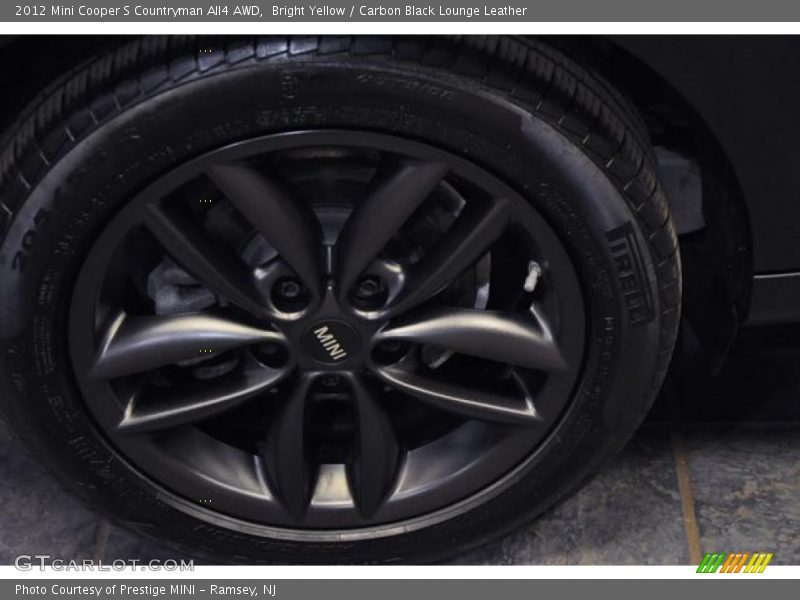 Bright Yellow / Carbon Black Lounge Leather 2012 Mini Cooper S Countryman All4 AWD