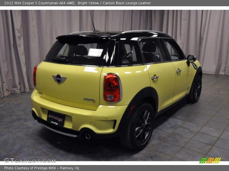 Bright Yellow / Carbon Black Lounge Leather 2012 Mini Cooper S Countryman All4 AWD