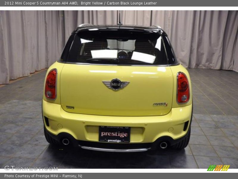 Bright Yellow / Carbon Black Lounge Leather 2012 Mini Cooper S Countryman All4 AWD