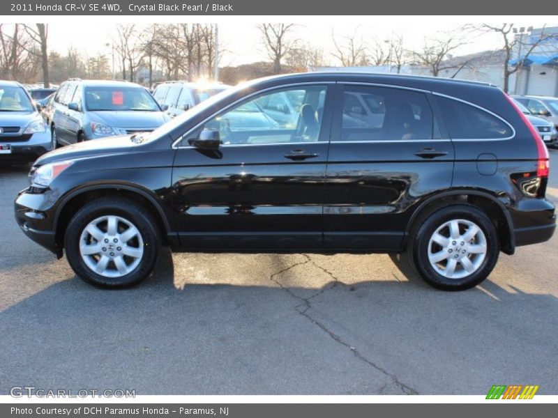 Crystal Black Pearl / Black 2011 Honda CR-V SE 4WD