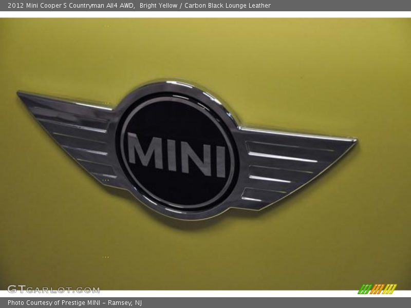 Bright Yellow / Carbon Black Lounge Leather 2012 Mini Cooper S Countryman All4 AWD
